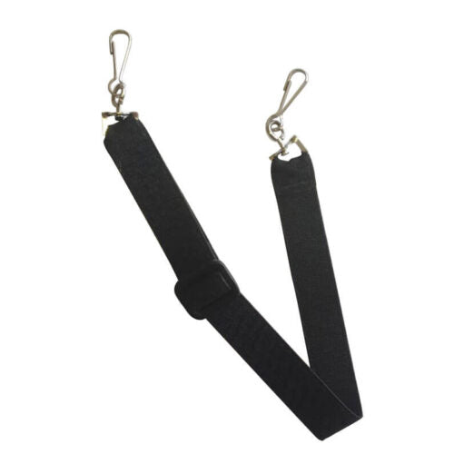 2 Point Black Webbing Chinstrap
