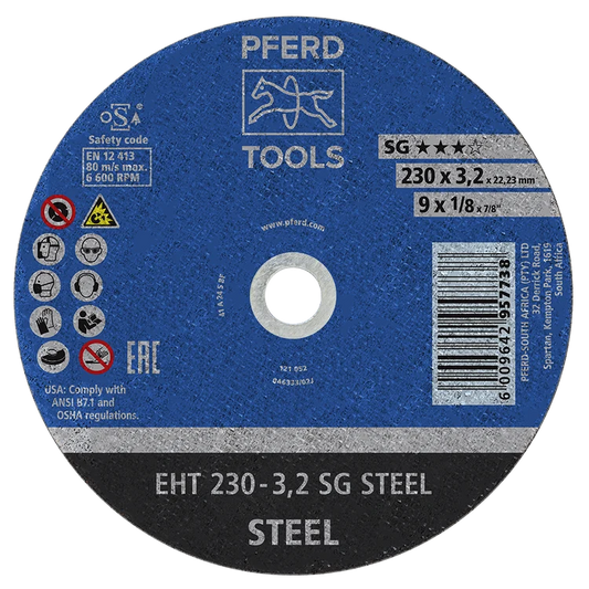 PFERD Cut-Off Wheel 230 x 3.2 SG STEEL