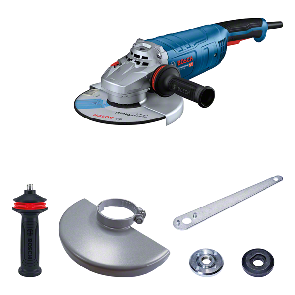 Bosch Professional 230mm 2700W Corded Angle Grinder Metal Cutting and Grinding Tool (GWS 27-230)